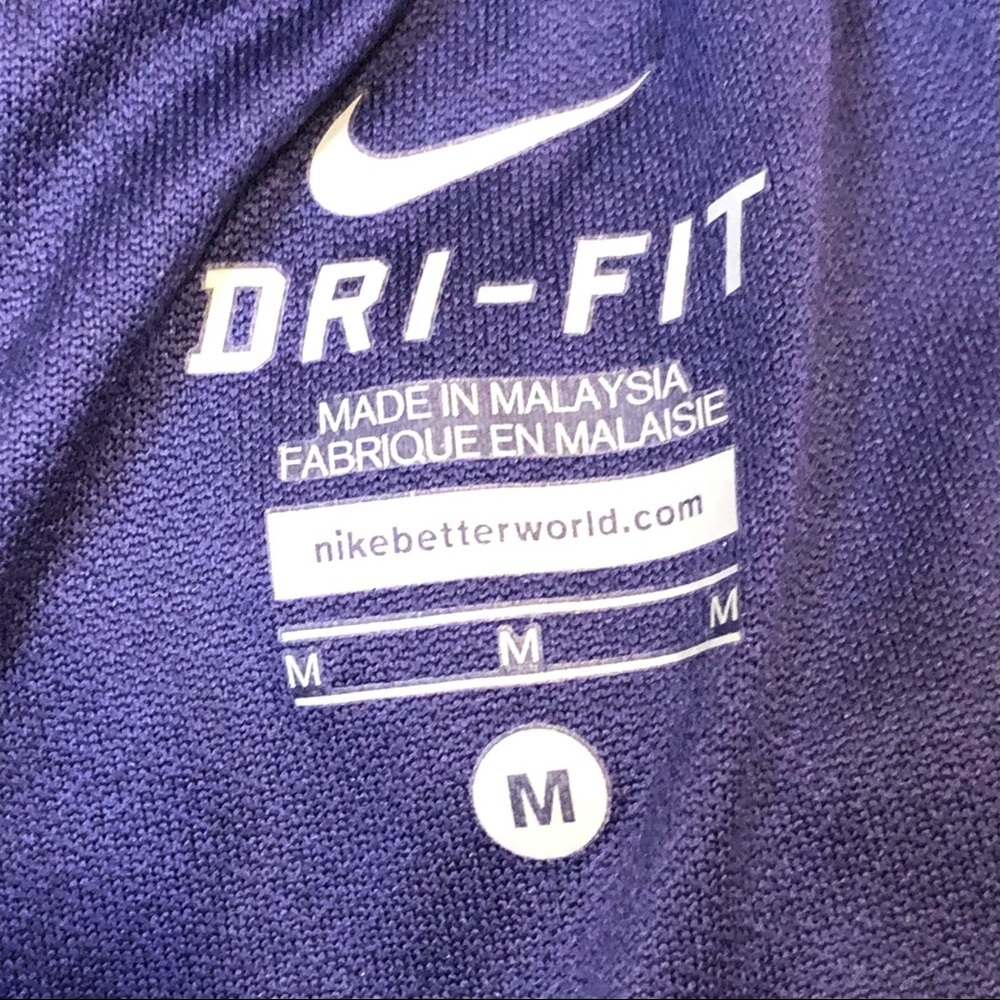 Nike DriFit Orange Purple Athletic Shorts Women’s Size Medium - Picture 7 of 9